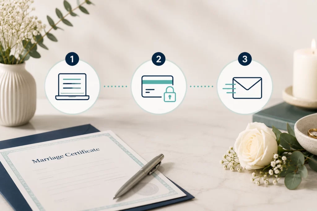 Order UK marriage certificate online